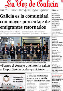 Periodico La Voz de Galicia