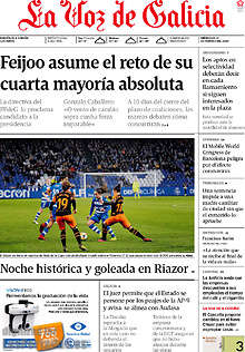 Periodico La Voz de Galicia