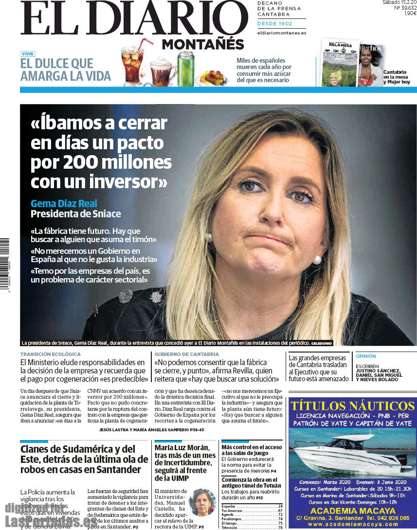 Secciones de El Diario Montañés