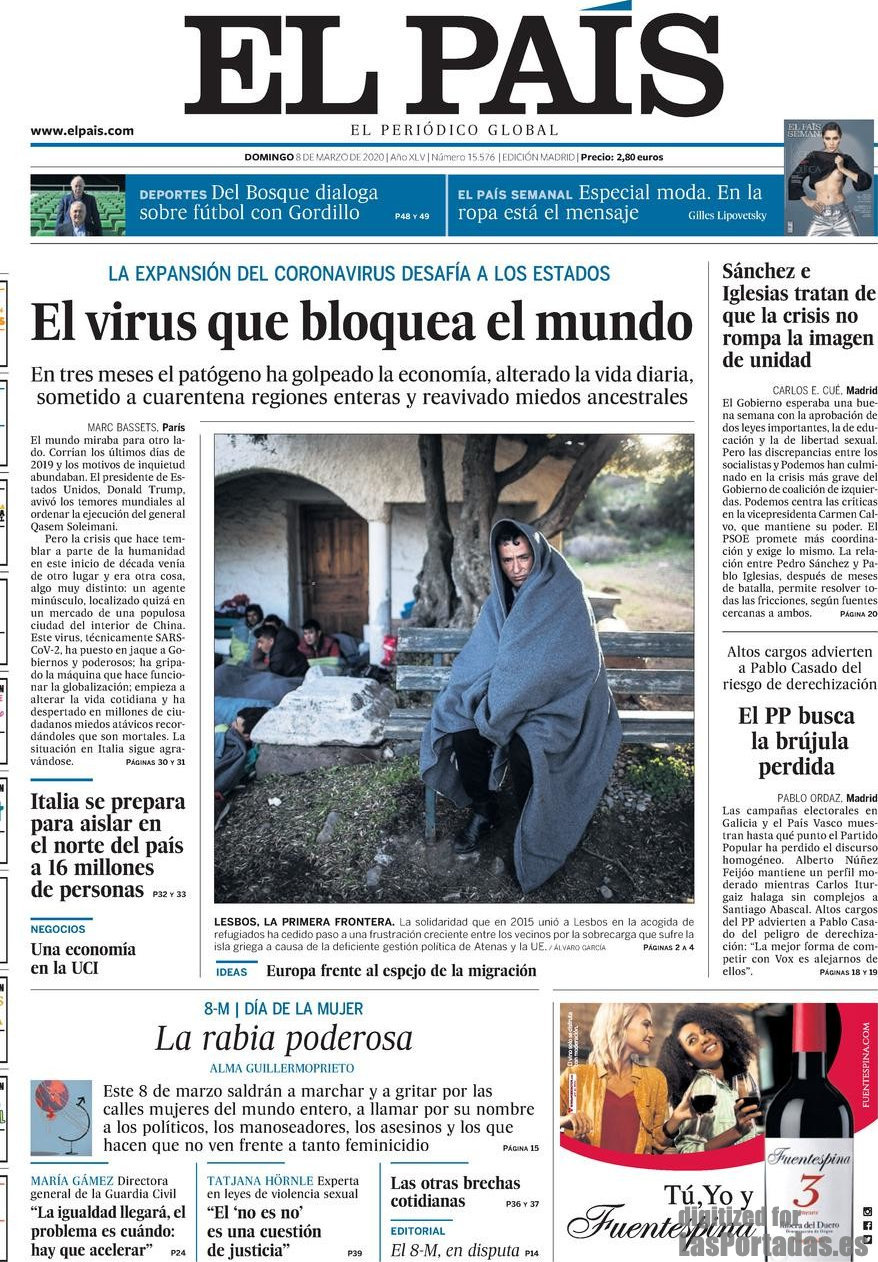 Periodico El País - 8/3/2020