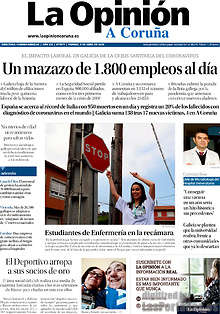 Periodico La Opinión Coruña