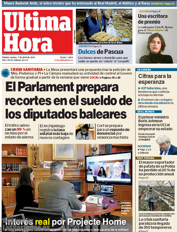 Periodico Ultima Hora 7 4 2020