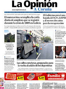 Periodico La Opinión Coruña