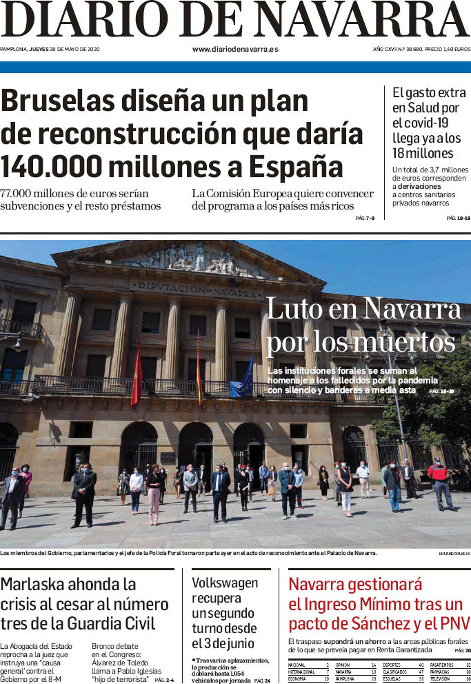 Periodico Diario De Navarra 28 5 2020