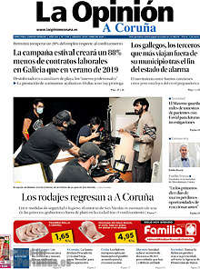 Periodico La Opinión Coruña