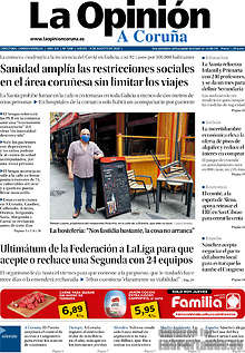 Periodico La Opinión Coruña