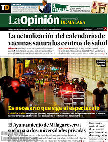 Periodico La Opinión de Málaga