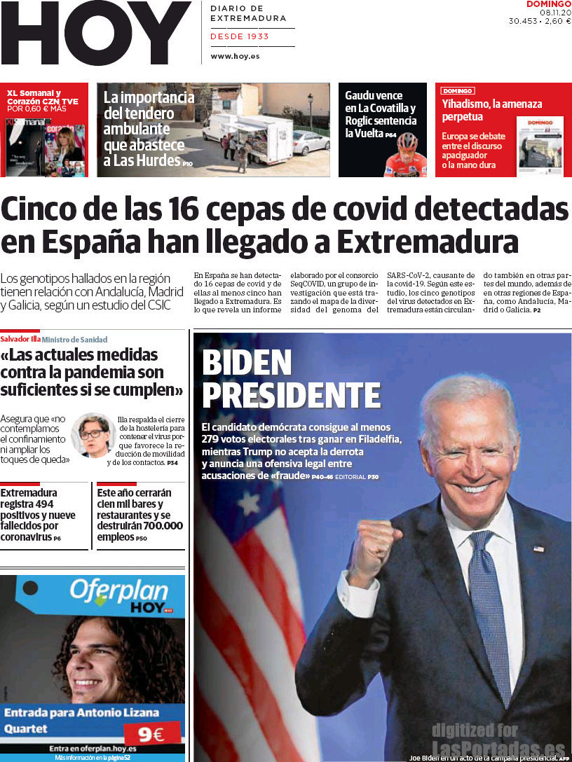 Periodico Hoy - 8/11/2020