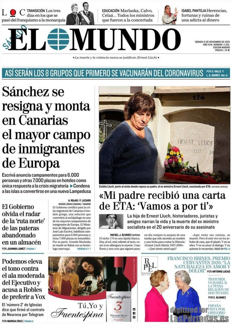 Periodico El Mundo - 21/11/2020