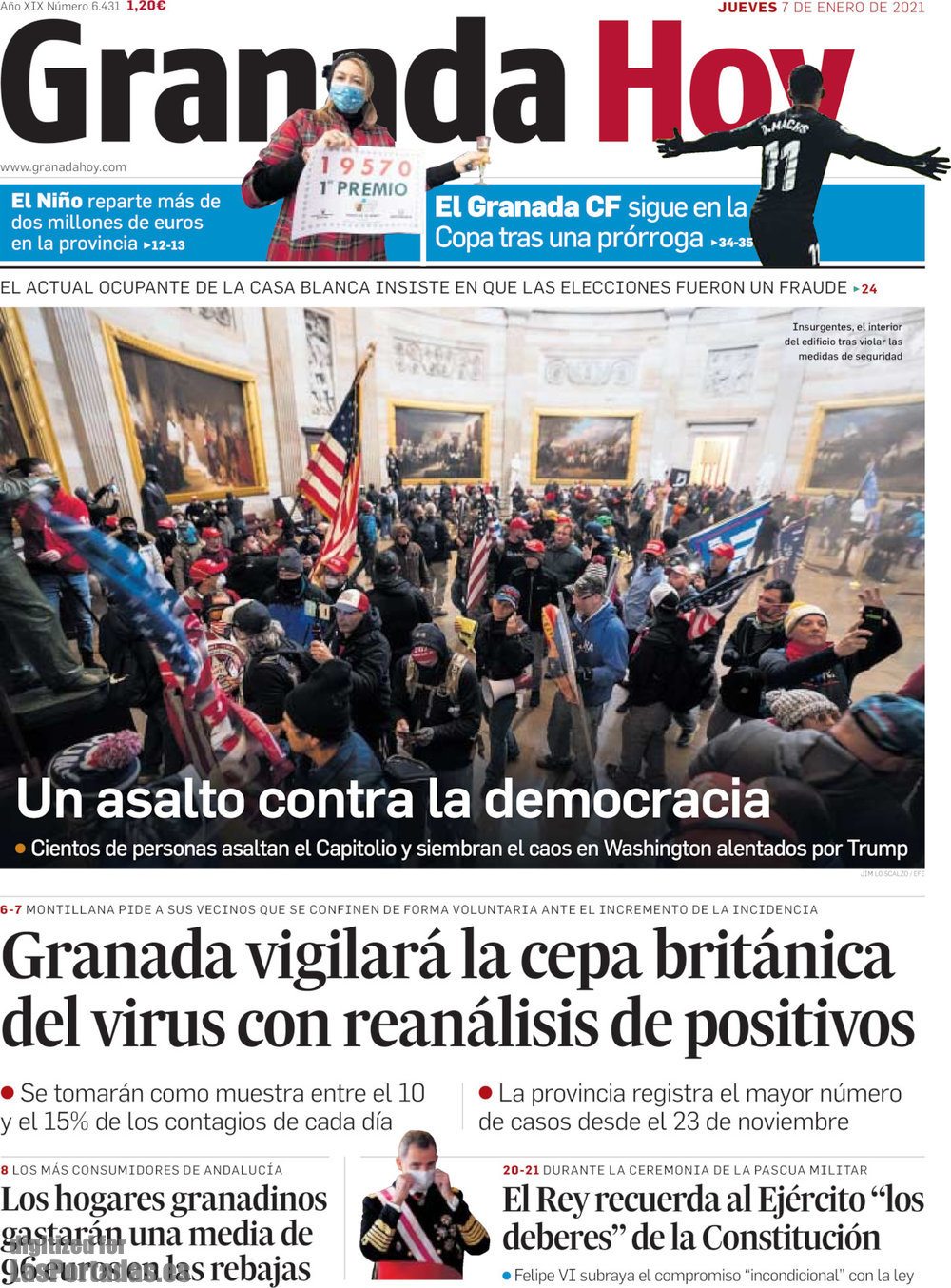 Periodico Granada Hoy - 7/1/2021
