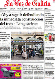 Periodico La Voz de Galicia