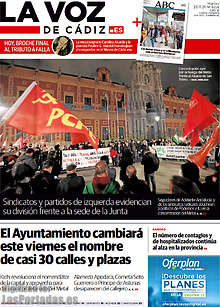 Periodico La Voz de Cádiz