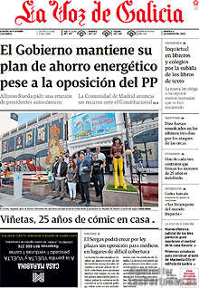 Periodico La Voz de Galicia