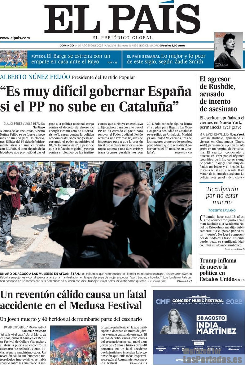 Periodico El País - 14/8/2022