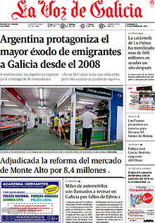 Periodico La Voz de Galicia