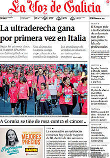 Periodico La Voz de Galicia