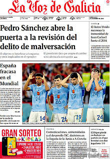 Periodico La Voz de Galicia