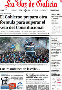 Periodico La Voz de Galicia
