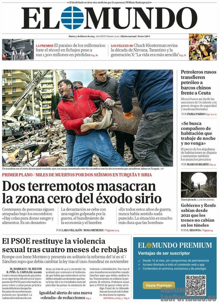 Periodico El Mundo - 7/2/2023