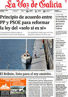 Periodico La Voz de Galicia