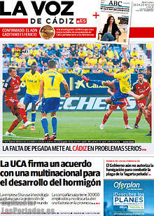 Periodico La Voz de Cádiz
