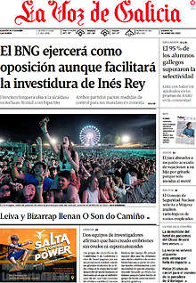 Periodico La Voz de Galicia