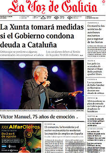 Periodico La Voz de Galicia