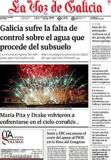 Periodico La Voz de Galicia