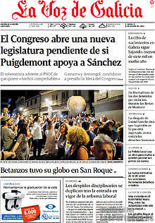 Periodico La Voz de Galicia