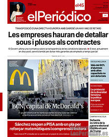 Periodico El Periódico de Catalunya(Català)