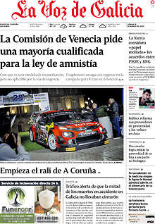 Periodico La Voz de Galicia