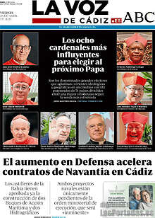 Periodico La Voz de Cádiz