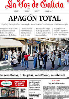 Periodico La Voz de Galicia