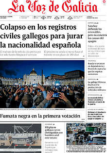 Periodico La Voz de Galicia