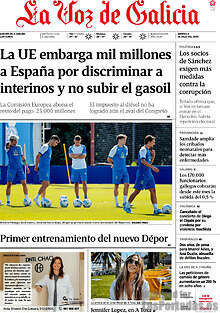 Periodico La Voz de Galicia