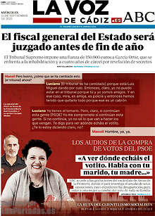 Periodico La Voz de Cádiz