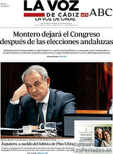 Periodico La Voz de Cádiz