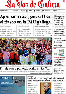 Periodico La Voz de Galicia