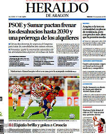 Periodico Heraldo de Aragon