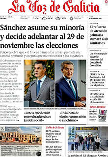 Periodico La Voz de Galicia
