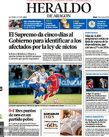 Periodico Heraldo de Aragon